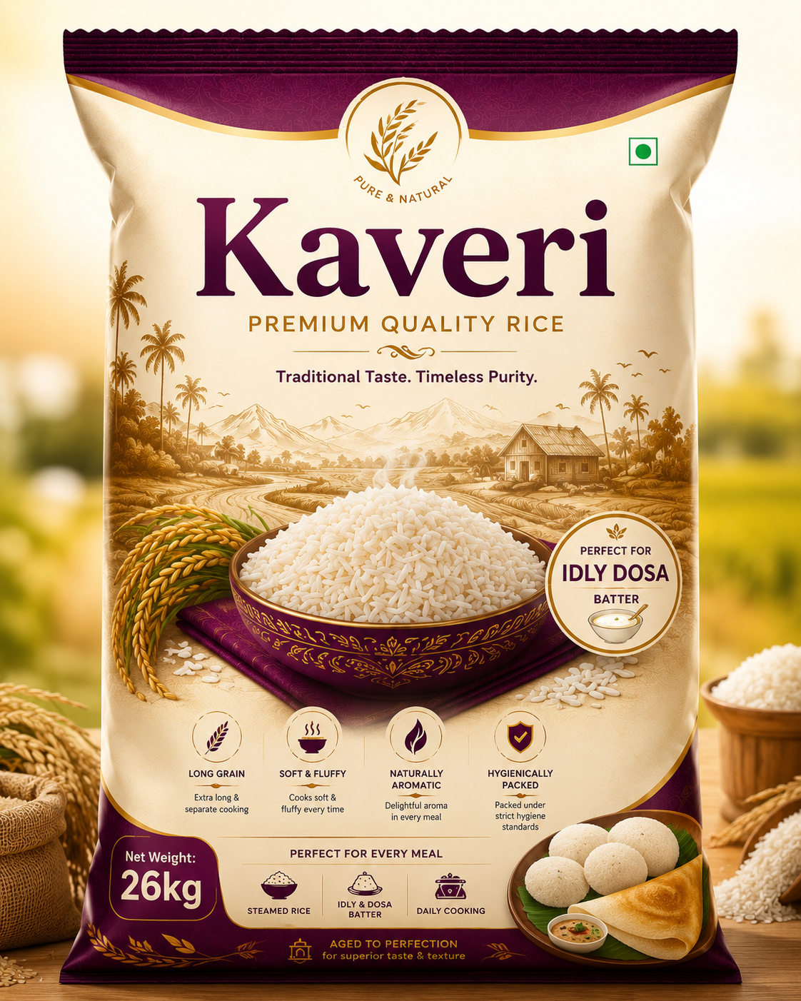 Kaveri Premium IR20 Rice – Long Grain Rice