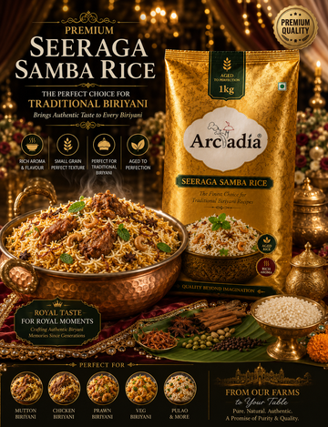 Arcadia Gold Seeraga Samba Rice 1kg